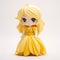 Peach Princess Vinyl Figurine Dark Yellow And Dark White Style By Jj Toy