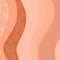 Peach Spirals Background