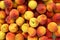 Peaches pattern texture fruit market background