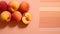 peaches on Peach Fuzz, a delightful, textured composition