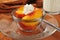 Peaches and whipped cream