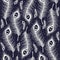 Peacock feather seamless pattern.