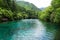 Peacock lake, one of the largest lake in Jiuzhaigou national park