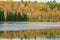 Peak Autumn Colors On Scenic Josephine Lake