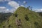 Peak of green montains Ella, Sri Lanka.