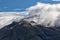 The peak of Imbabura volcano in Ecuador