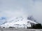 Peak of Mount Hood Volcano, Oregon