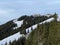 Peak of the mountain Kronberg Kronberg-Gipfel and the first late autumn snow in the Alpstein mountain range, UrnÃ¤sch / Urnaesch