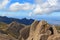 Peak mountain prateleiras in Itatiaia National Park, Brazil