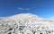 Peak of Rosetta Mount in Italian Dolomites in summer