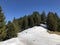 Peak Rotstock on the Rigi mountain near Lake Lucerne VierwaldstÃ¤tersee and Lake Zug Zugersee