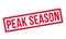 Peak Season rubber stamp