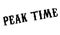 Peak Time rubber stamp