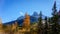 Peak visible from the road to the Takakkaw Falls in Yoho National Park