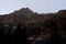 Peaks along the rock canyon trail in Provo, Utah