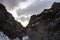 Peaks along the rock canyon trail in Provo, Utah