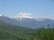 peaks of the Caucasus mountains