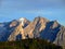 Peaks of Dolomiti mountains