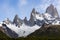 The peaks of Fitz Roy mountain