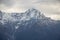 Peaks of mountains Nepal landscape Himalayas