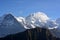 Peaks towering above the clouds