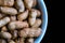 Peanut close up picture healthy food background