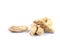 Peanut, dried groundnuts, monkey nut on white background