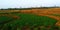 Peanut fields and corn rice fields, terraced rice fields structure