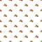 Peanut pattern seamless vector