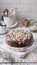 Peanuts caramel cheesecake, snikers dessert homemade recipe cake