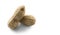 Peanuts isolated on white background. Peanuts are widely produced, especially in the tropical region.