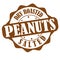 Peanuts label or stamp