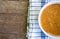 Peanuts sauce, made from peanuts, Indonesia traditional sauce for food like satay, pecel Javanese Salad, lontong, and more,