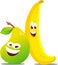 Pear and Banana