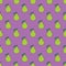 Pear Design Pattern in green and purple