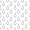 Pear hand drawn doodle style seamless pattern. textile, wallpaper, wrapping paper, fruits, monochrome