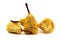 Pear isolate. Pear and dried or withered on a white background. Fruit