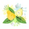 Pear juice vector illustration. Abstract watercolor juicy fruit splash