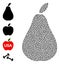 Pear Mosaic with Virus Infection Icons