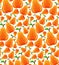 Pear seamless pattern