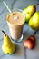 Pear smoothie for healthy food