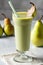 Pear smoothie for healthy food