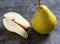 pear whole natural and isolated