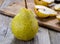 pear whole natural and isolated