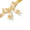 Pearl Gold ribbon on a white background.