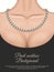 Pearl necklace on the female neck