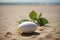 Pearlescent Harmony, A Delicate Incubation Dancing on Sun-Kissed Sands