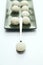 Pearly sago balls. Conceptual image