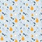 Pears vector seamless pattern design
