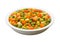 Peas, Carrots, Corn, with clipping path